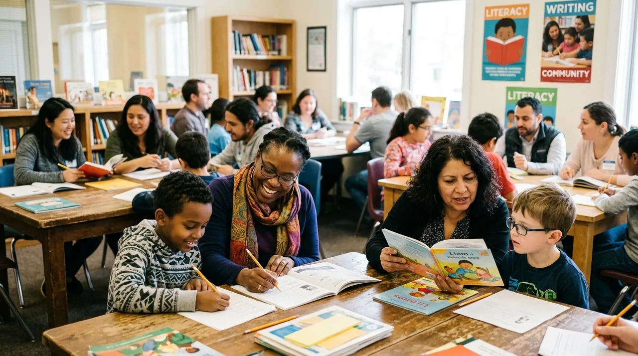 Atelier d'alphabétisation et apprentissage du français pour adultes